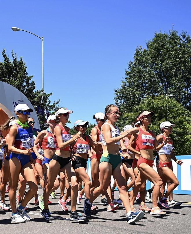 世锦赛女子20公里竞走切阳什姐摘铜 刘虹获第五