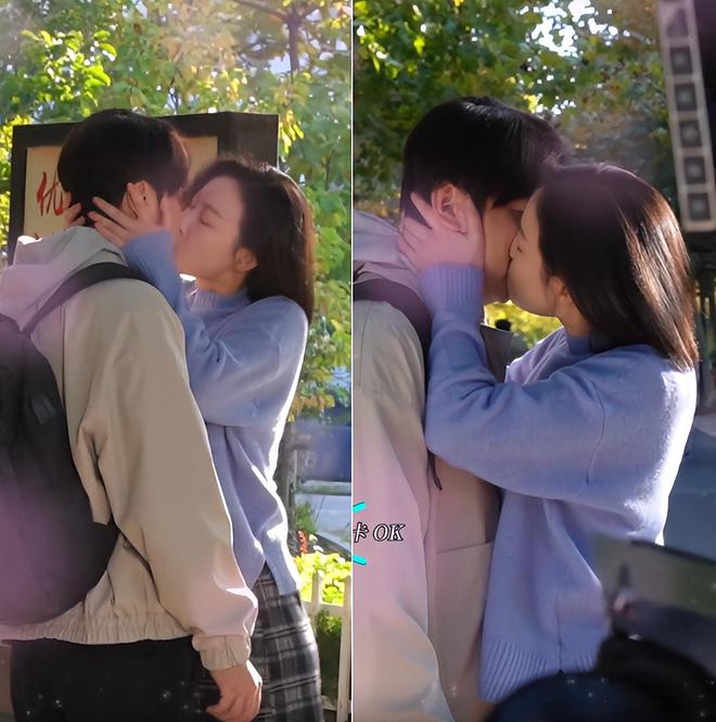 倪妮花絮中强吻雷佳音！主动捧脸不停拥抱贴贴