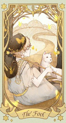 大阿尔克那0愚者牌面详解