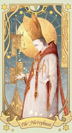 大阿尔克那5教皇牌面详解