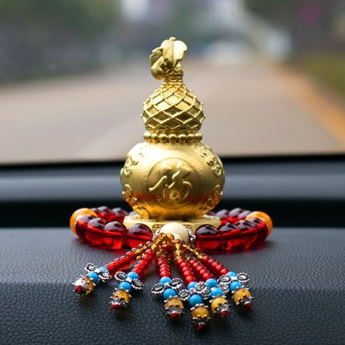 车内葫芦摆件怎样放？